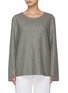Main View - Click To Enlarge - BARENA - 'Igina' split cuff knit long sleeve T-shirt
