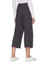 Back View - Click To Enlarge - BARENA - 'Frare' virgin wool cargo culottes