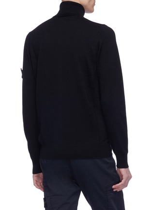 Back View - Click To Enlarge - STONE ISLAND - Turtleneck sweater