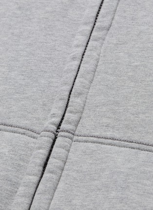  - STONE ISLAND - Garment dyed zip track top