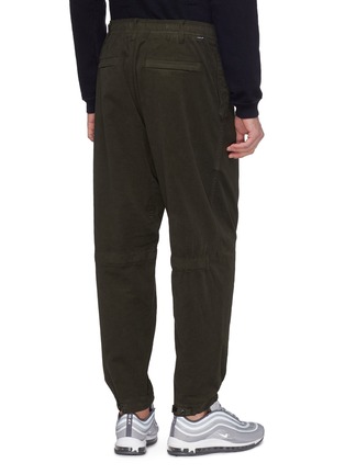 Back View - Click To Enlarge - STONE ISLAND - Knee epaulette twill jogging pants