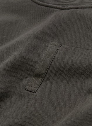  - STONE ISLAND - Panelled patch pocket sweatshirt