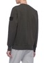 Back View - Click To Enlarge - STONE ISLAND - Panelled patch pocket sweatshirt