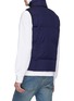 Back View - Click To Enlarge - STONE ISLAND - Crinkle Reps nylon down puffer vest