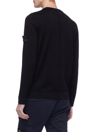 Back View - Click To Enlarge - STONE ISLAND - Patch pocket sweater