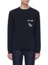 Main View - Click To Enlarge - STONE ISLAND - Logo print patch pocket long sleeve T-shirt