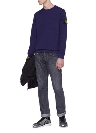 Figure View - Click To Enlarge - STONE ISLAND - Chest pocket sweatshirt