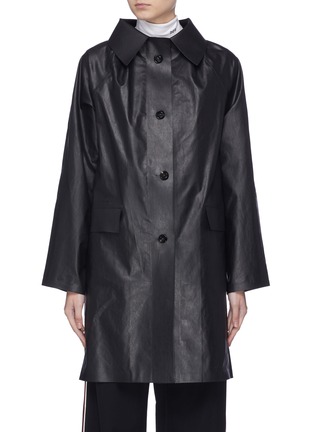 Main View - Click To Enlarge - KASSL - Coated button front coat