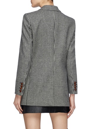 Back View - Click To Enlarge - BLAZÉ MILANO - 'Fair and Square' check wool melton timeless blazer