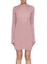 Main View - Click To Enlarge - ELLERY - 'Marina' flared sleeve glitter rib knit mini dress