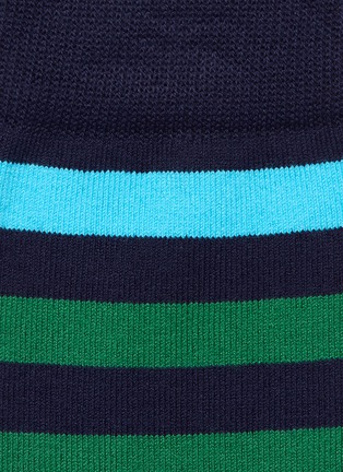 Detail View - Click To Enlarge - PAUL SMITH - 'Hawk Stripe' socks