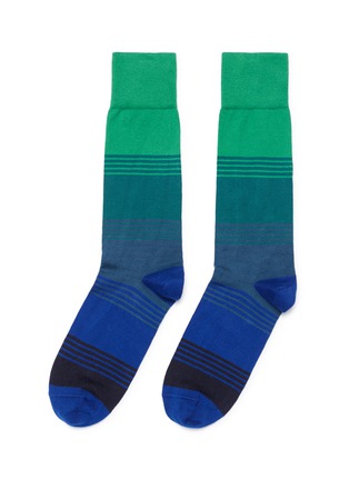 Main View - Click To Enlarge - PAUL SMITH - 'Gradient Stripe' socks