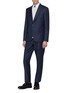 Figure View - Click To Enlarge - PAUL SMITH - Wool houndstooth suit