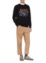 Figure View - Click To Enlarge - PAUL SMITH - 'Dreamer' graphic embroidered sweatshirt
