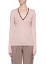 Main View - Click To Enlarge - GABRIELA HEARST - 'Lorenco' cashmere-silk V-neck sweater
