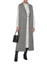 Figure View - Click To Enlarge - GABRIELA HEARST - 'Antonio' tweed back houndstooth check plaid sleeveless coat
