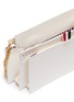 Detail View - Click To Enlarge - THOM BROWNE  - Pebble grain leather accordion clutch