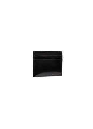 Figure View - Click To Enlarge - THOM BROWNE  - Patent leather card holder