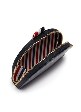 Detail View - Click To Enlarge - THOM BROWNE  - Pebble grain leather coin purse