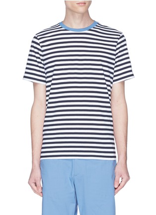 Main View - Click To Enlarge - THEORY - 'Classic' stripe T-shirt