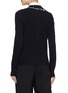 Back View - Click To Enlarge - MARC JACOBS - Glass crystal collar cashmere cardigan