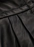 Detail View - Click To Enlarge - MARC JACOBS - Panelled lambskin leather skirt