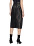 Back View - Click To Enlarge - MARC JACOBS - Panelled lambskin leather skirt