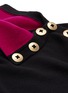 Detail View - Click To Enlarge - MARC JACOBS - Foldover collar button shoulder wool knit dress