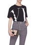 Front View - Click To Enlarge - LOEWE - 'Barcelona' small leather crossbody bag