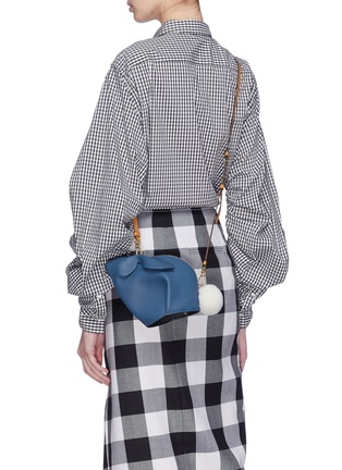 Figure View - Click To Enlarge - LOEWE - 'Bunny' mini leather bag
