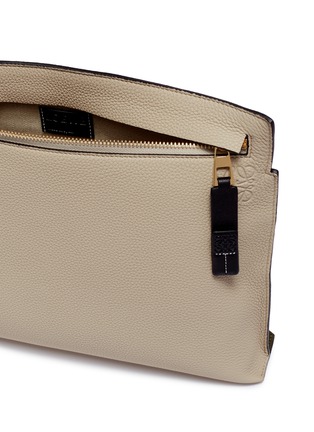 Detail View - Click To Enlarge - LOEWE - 'T' colourblocked leather pouch