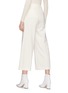 Back View - Click To Enlarge - MAISON FLANEUR - Zip front twill culottes