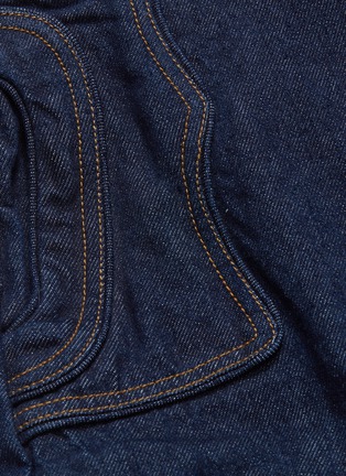  - 73052 - 'Urban Legend' asymmetric ruffle tiered denim skirt