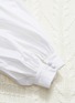  - 73052 - 'American Folklore' detachable feather balloon sleeve turtleneck blouse