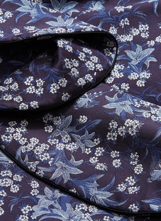  - 73052 - 'Belladonna' ruffle drape floral jacquard high-low skirt