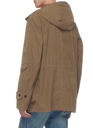 Back View - Click To Enlarge - NANAMICA - Hooded canvas cruiser jacket