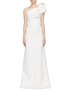 Main View - Click To Enlarge - MATICEVSKI - 'Inclusive' gathered one-shoulder gown