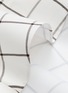 Detail View - Click To Enlarge - MATICEVSKI - 'Promising' windowpane check ruffle herringbone skirt
