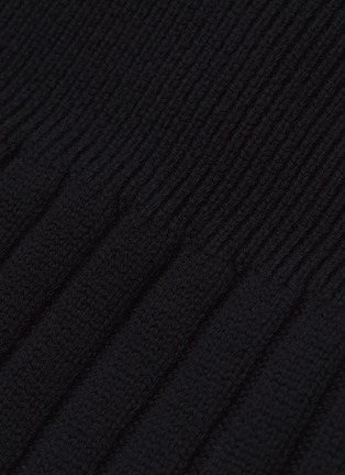 - NEIL BARRETT - Cargo pocket wool rib knit sleeveless dress