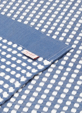 Detail View - Click To Enlarge - LANE CRAWFORD - Ape tea towel – Blue/Cream White