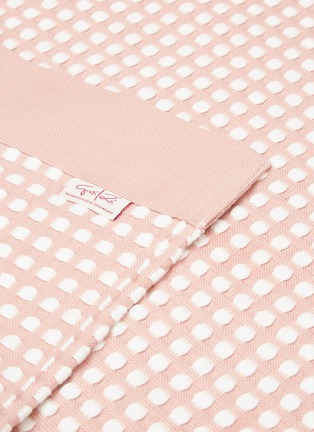 Detail View - Click To Enlarge - LANE CRAWFORD - Ape tea towel – Pink/Cream White