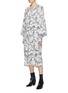 Detail View - Click To Enlarge - ROKH - Detachable panel graphic print dress