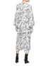 Back View - Click To Enlarge - ROKH - Detachable panel graphic print dress