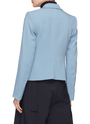 Back View - Click To Enlarge - ROKSANDA - 'Indo' notched lapel open blazer