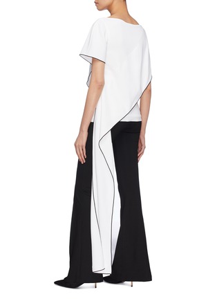 Back View - Click To Enlarge - ROSETTA GETTY - Contrast border drape panel top