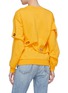 Back View - Click To Enlarge - COLLINA STRADA - Grommet drape sweatshirt