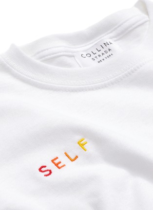  - COLLINA STRADA - 'Self Love' slogan embroidered T-shirt