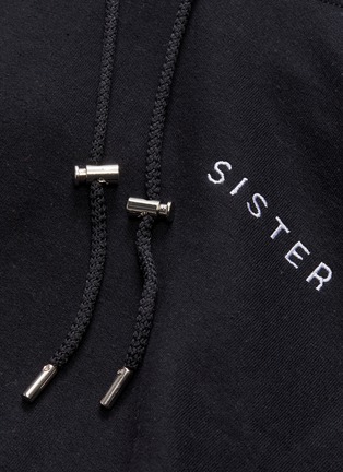  - COLLINA STRADA - 'Sisterhood' slogan embroidered hoodie