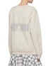 Back View - Click To Enlarge - COLLINA STRADA - Detachable embellishment PVC pocket sweatshirt