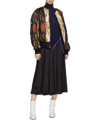 Figure View - Click To Enlarge - TOGA ARCHIVES - Reversible graphic print bomber jacket